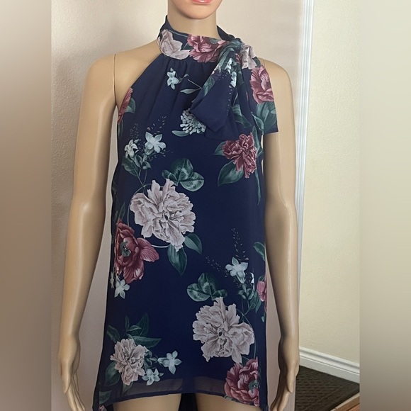 Sweet Pea for New York & Company Floral by Stacy Frati Sleeveless Tip - XL - Picture 1 of 9